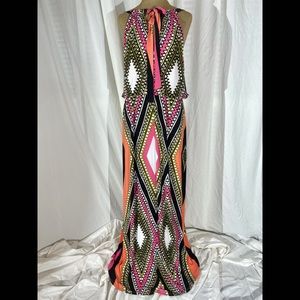 Retro Style Maxi Dress
